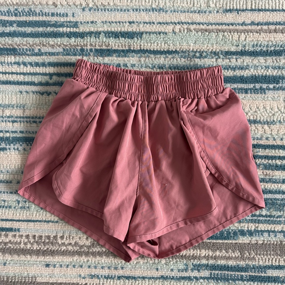 Women's Pink Athletic Shorts